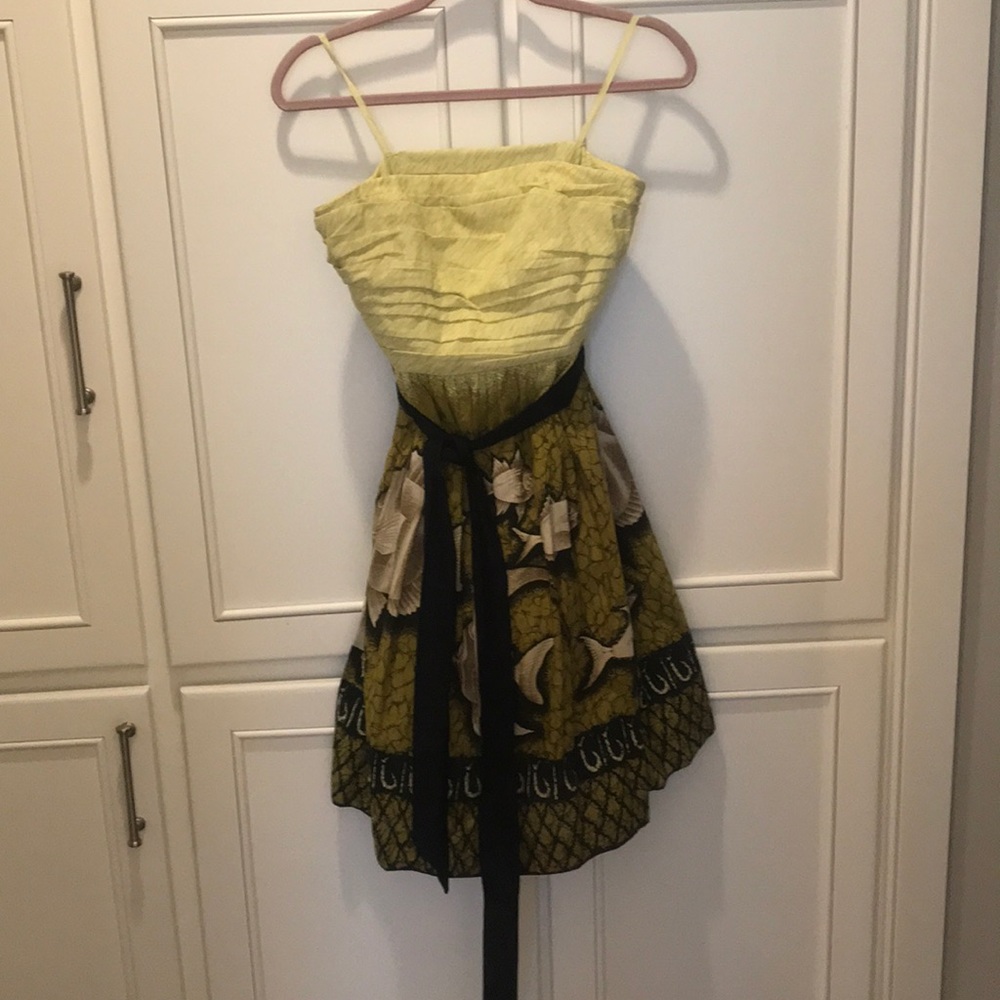 Women’s strapless fish dress